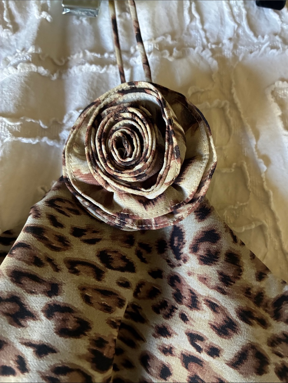 Jackie Jon Leopard-Print Asymmetric Cami Top in Brown, Green & Black - Picture 8 of 12